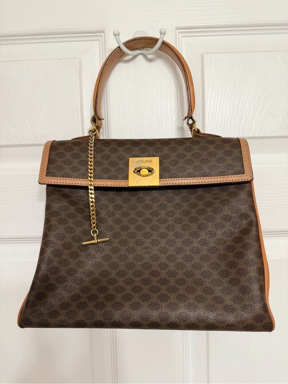 *Authentic* Celine - Macadam Top Handle Bag w/ COA